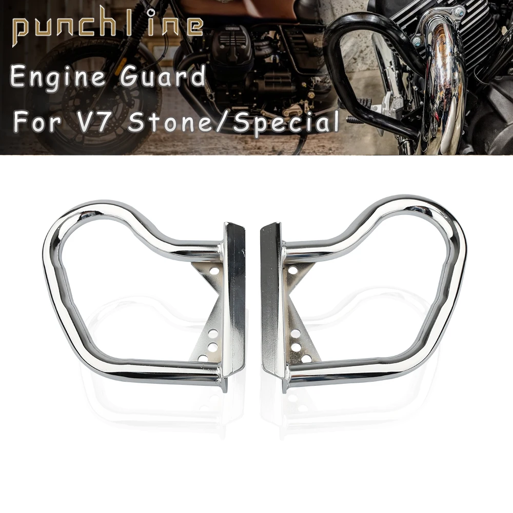 Fit For V7 Stone/Special 2017-2024 V9 Roamer V9 Bobber 2016-2024 Engine Guard Crash Bar Bars Bumper Protector