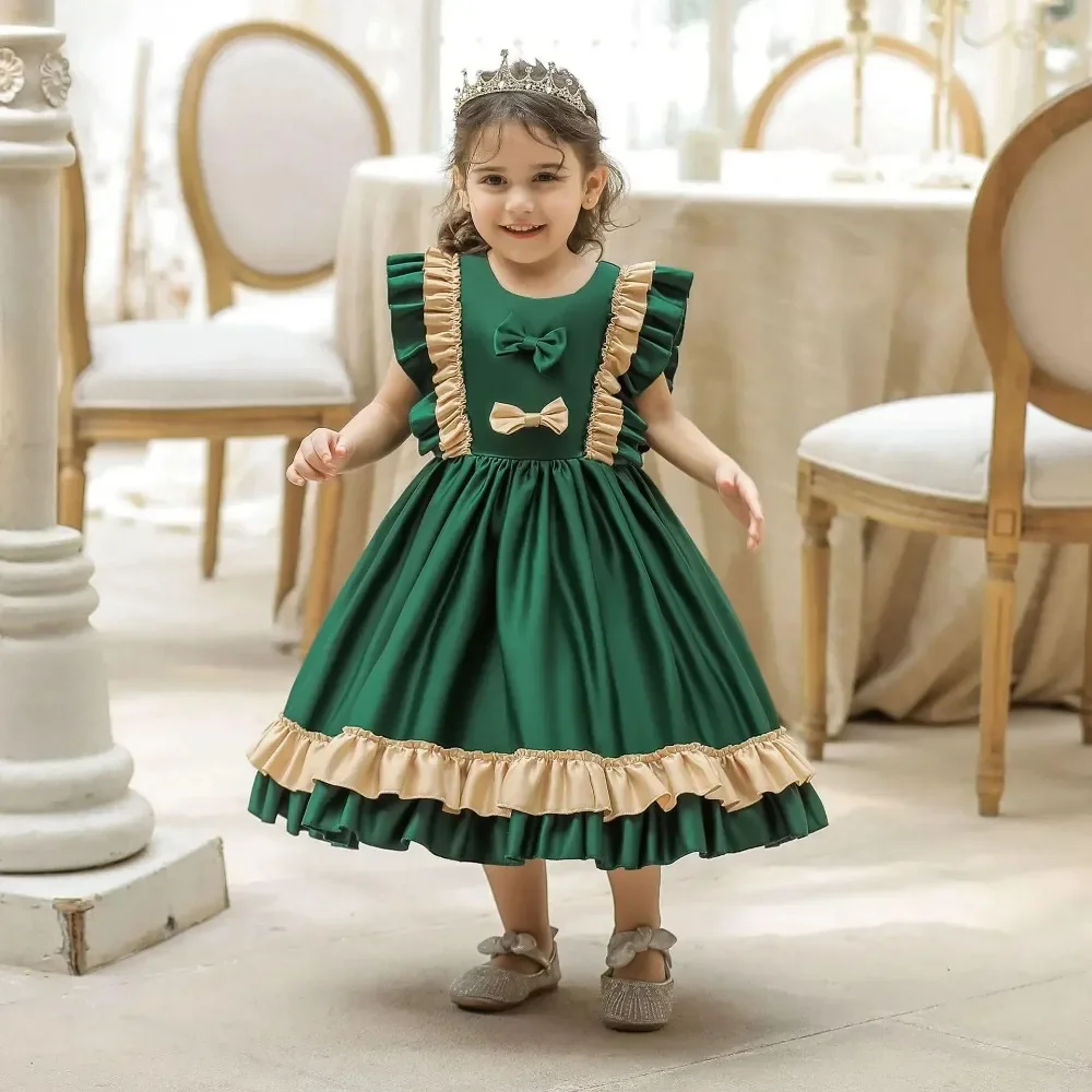 Children\'s Clothes Princess Dresses Lolita Style Spanish Puffy Girls Dress Party Bridesmaid Fancy Occasions Clothing for Kids