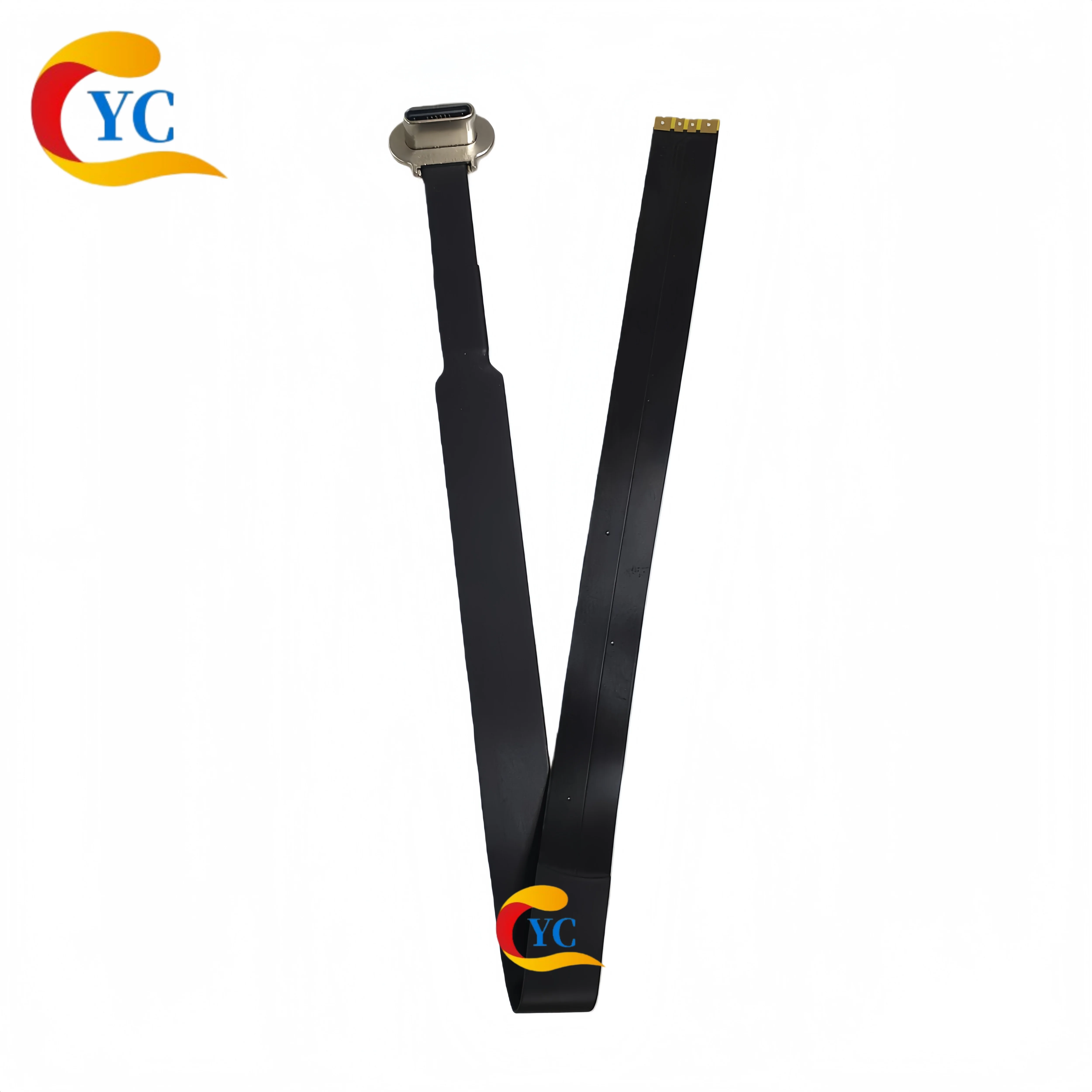 Fpc Flexible Cable Type-C Extended Stretch Male Charging Cable 4P Back Clip Adapter Plug 56K Resistor Pd Fast Charging Data Cable Power Connector Extension Cable