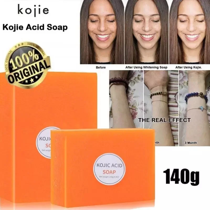 Remove Melanin Kojic Acid Soap Exfoliating Moisturizing Brightening Skin Tone Lifting Skin Firming Handmade Kojic Acid Soap