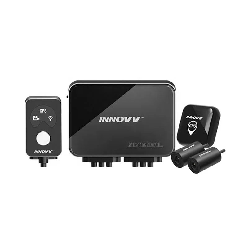 Geeignet für INNOVV Motorradkamera K7 Dashcam mit Zweikanalsystem/GPS/WiFi/EIS-Technologie für Touring und Roadmaster/Chi