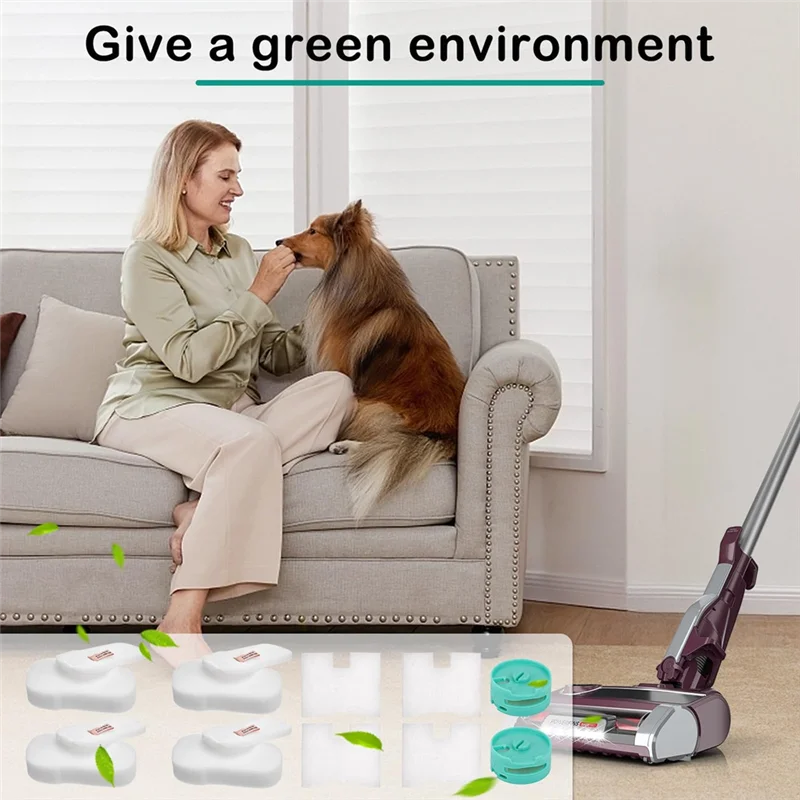 

AONEQ-HZ702 Filter For Shark HZ700 HZ702 QS175QBL QS175QGN Powerfins Hairpro Odor Vacuum,Compare With Part 1541FC3000