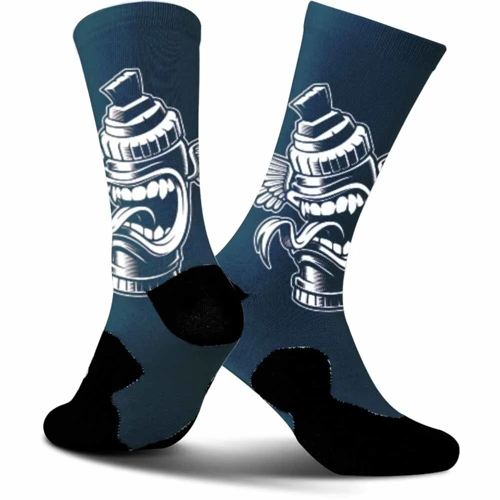 2025 جديد! جوارب ركوب الدراجات بنمط علبة الطلاء - عصرية، للجنسين، ماصة للعرق، مسامية ومتينة #3