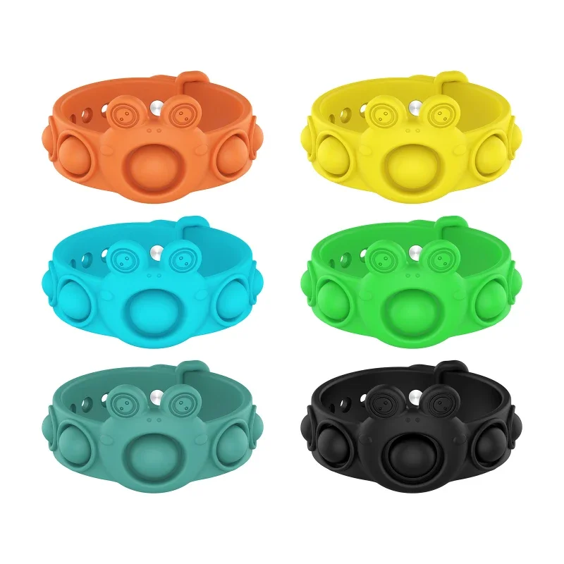 

New Fidget Toys For Children Push Bubble Dimple Bracelet Decompression Toy Adults Anti Stress Reliever Sensory Toy Kids Gift