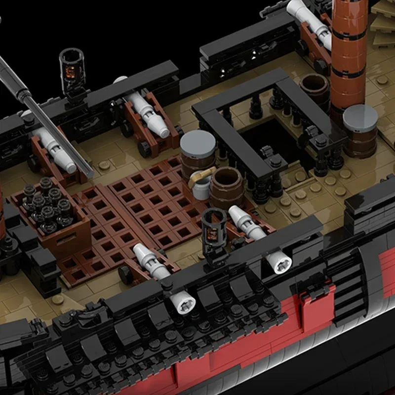 Klocki konstrukcyjne Moc Model żaglowca Revenge Queen Łódź Technologia Modułowe klocki do montażu na prezenty Zabawki Zestawy DIY