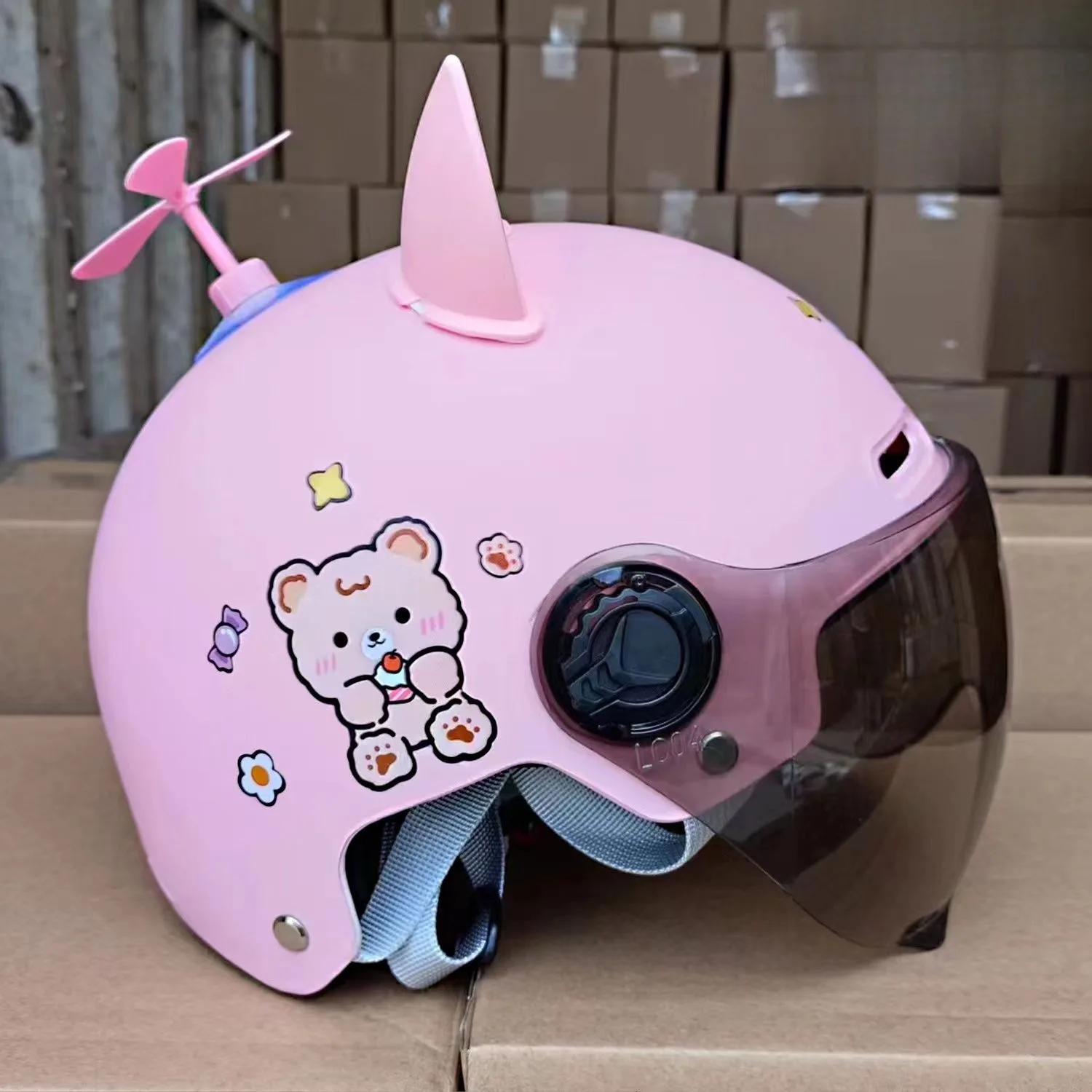 

Summer Children's Cycling Gear Baby Helmet Headpiece for Kids Boy Headdress Safety Hat Girls Cap Baby Cos Role-playing Props a