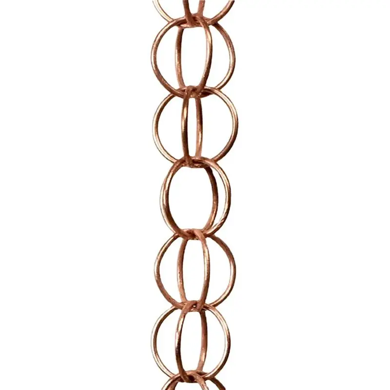 ABSS-Steel Leaf Rain Chain, Garden Gift For Mom, Gutters, Rain Catcher For Downspout With Adapter, Thick Flower Cups