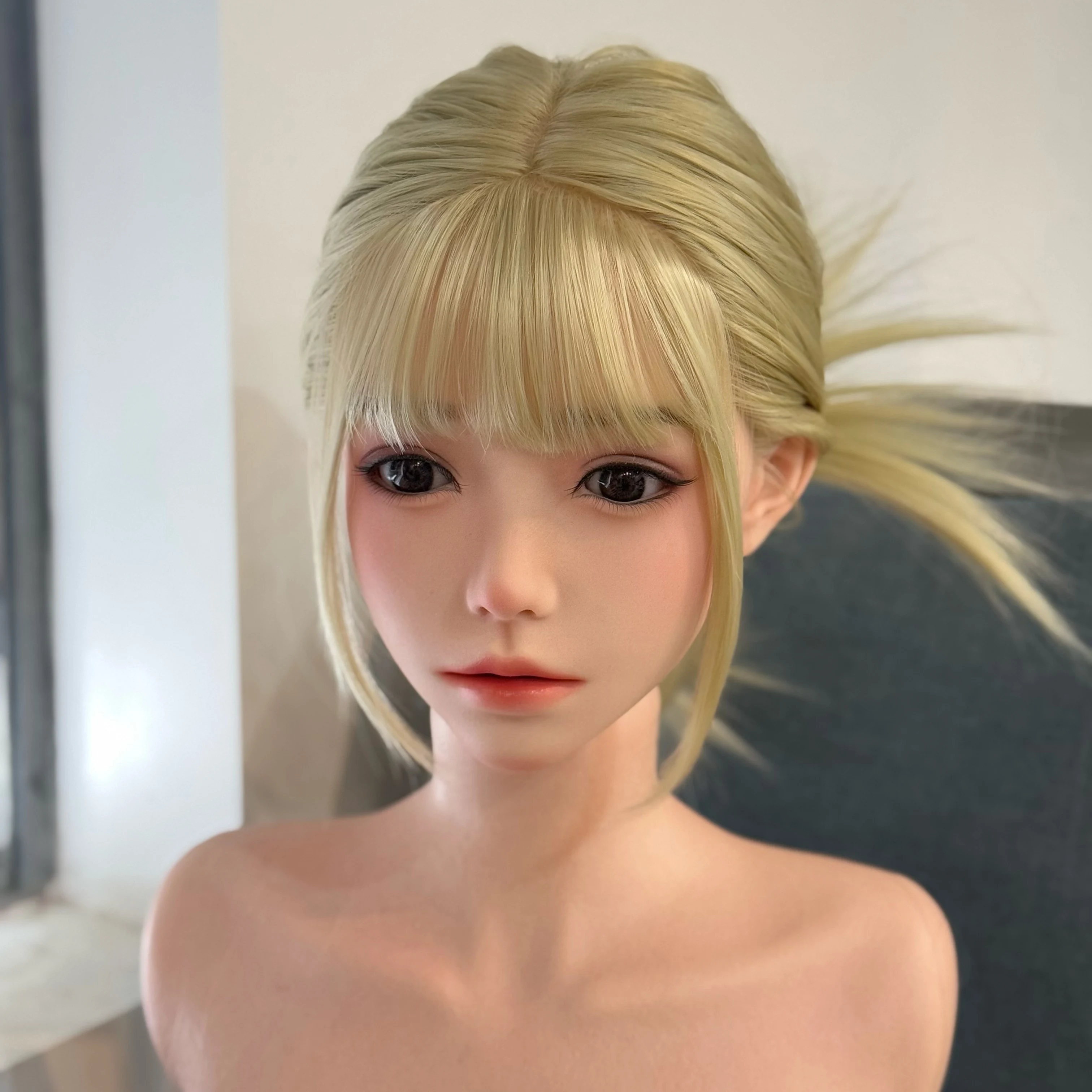 

【Wonanii】New silicone head, beautiful makeup look，M16 screw interface，The same type of hair transplant and eyes，For collection p