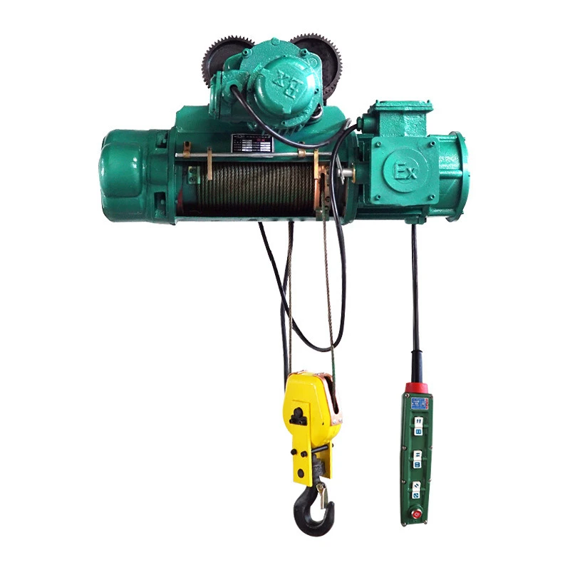 

Explosion-proof wire rope hoist 1t-16 tons 6m-30 meters single and double speed fixed operation type