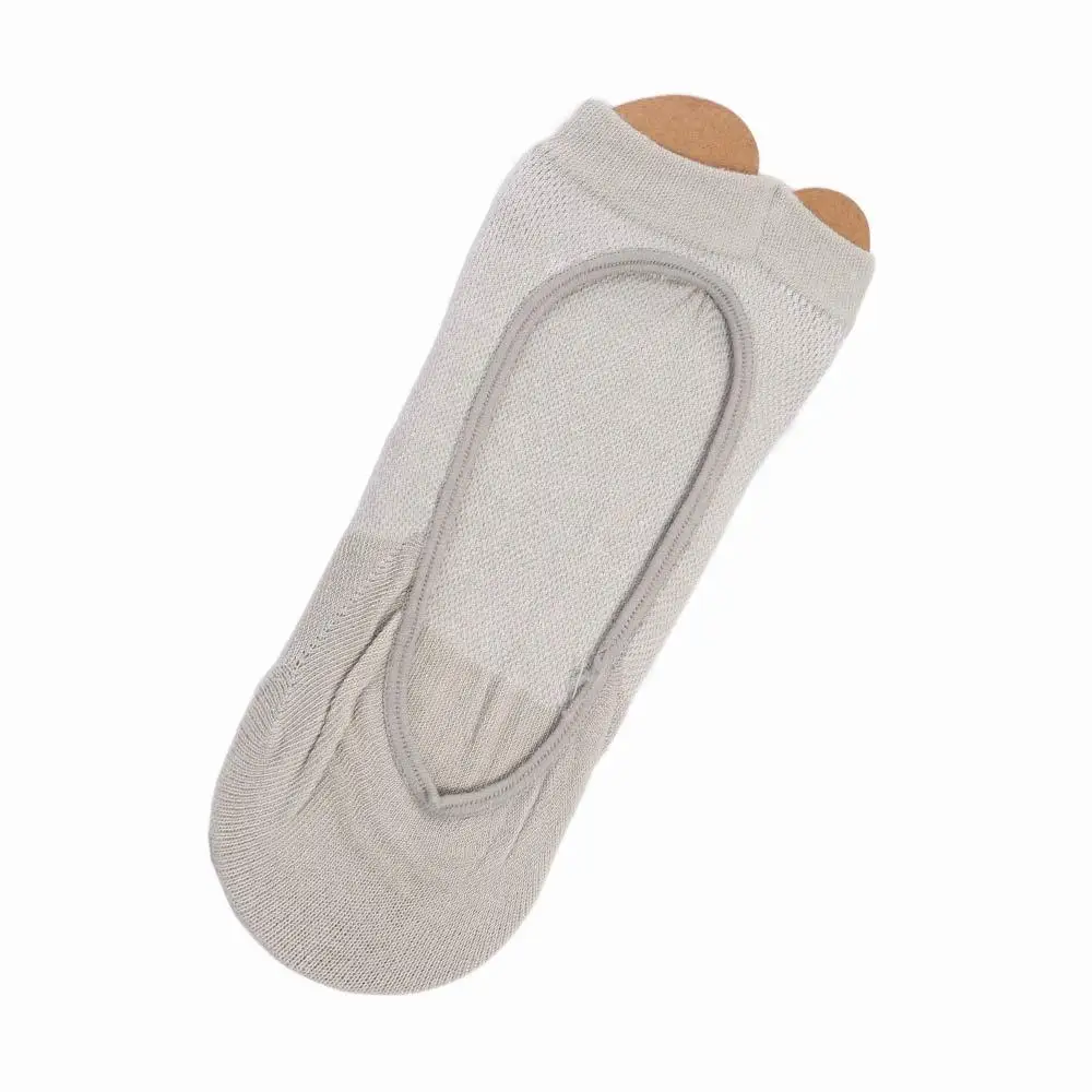 

Breathable Thin Mesh Simple Clothing Accessories Candy Color Cotton Hosiery Fish Mouth Socks Two-finger Socks Women Toe Socks