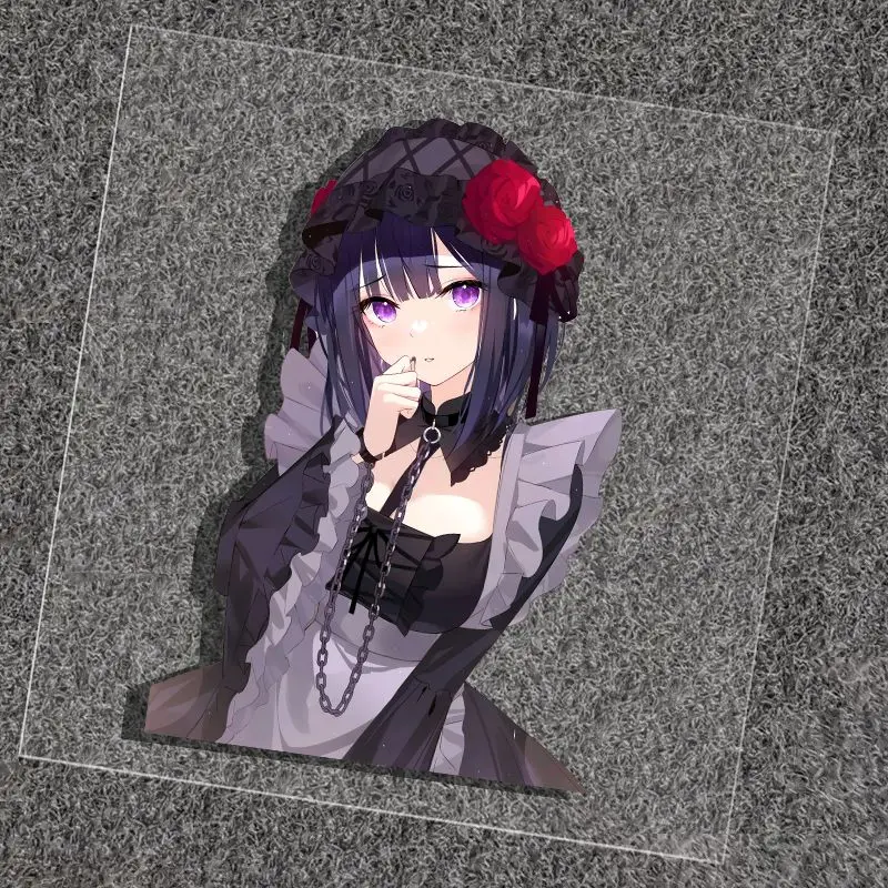 Marin Kitagawa Gothic Anime Vinyl Sticker, Waifu Decal Waterproof Self-adhesive for Motorcycle Scooter & Car Window Itasha Decor