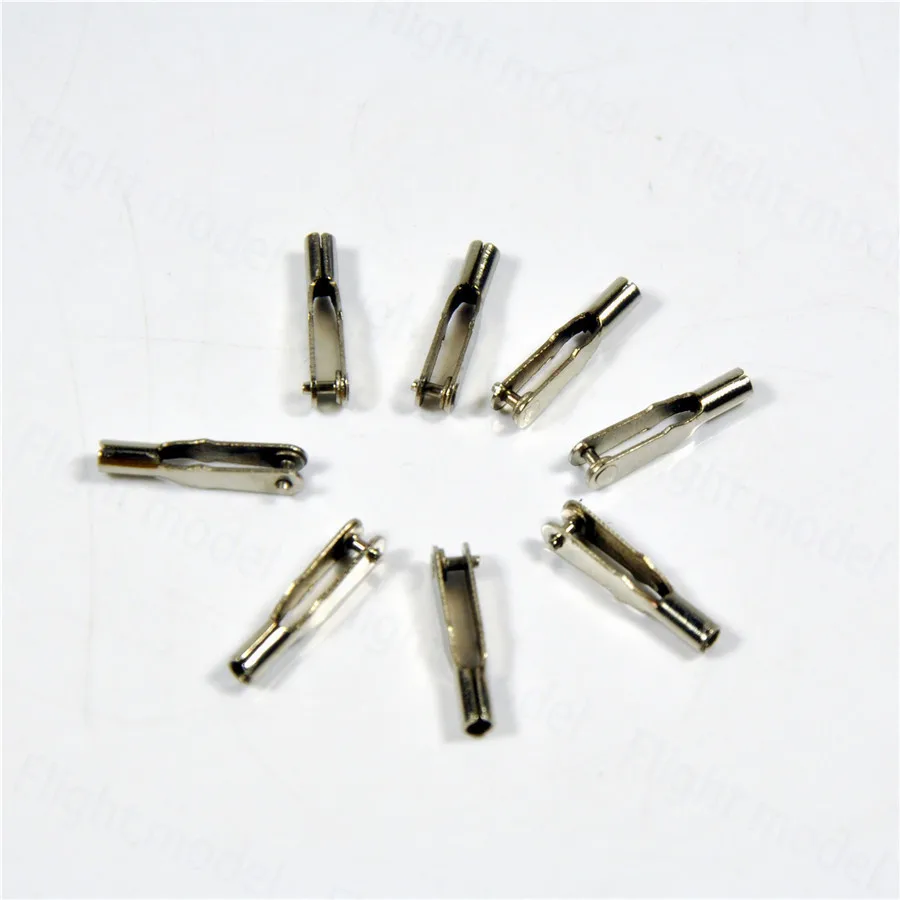 10Pcs Metal Clevis Chuck M2 M3 For RC Fixed Wing Airplane Parts