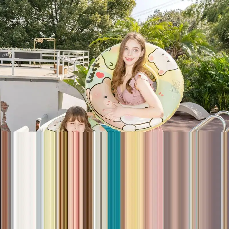 

Swim Ring Toy Inflatable Aid Float Rings Kid Swimming Pool Party Children's Toys