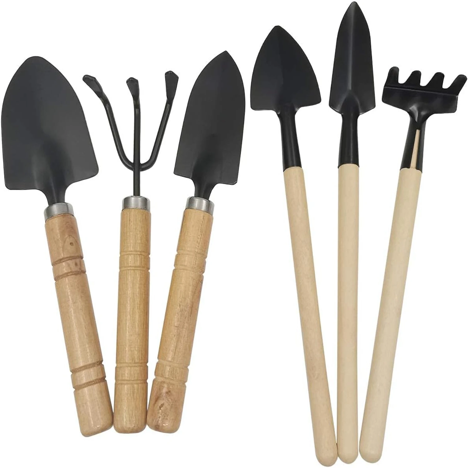

Ideal 6-Piece Versatile Indoor Gardening Tool Set for Small and Medium Plants - Essential Care Kit with Perfect Spade, Shovel, R