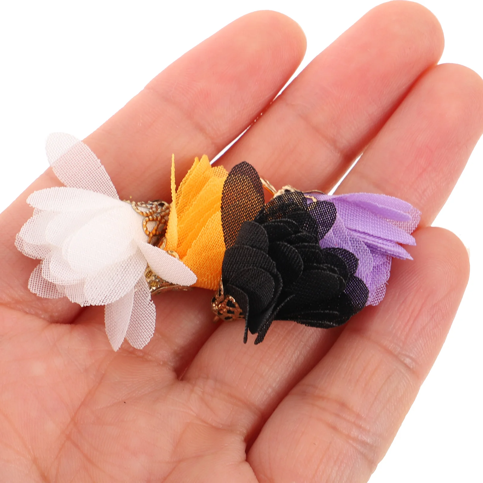 

10 Pcs Tassel Accessories Earring Charms Necklace Pendants Decorations Tassels Chain