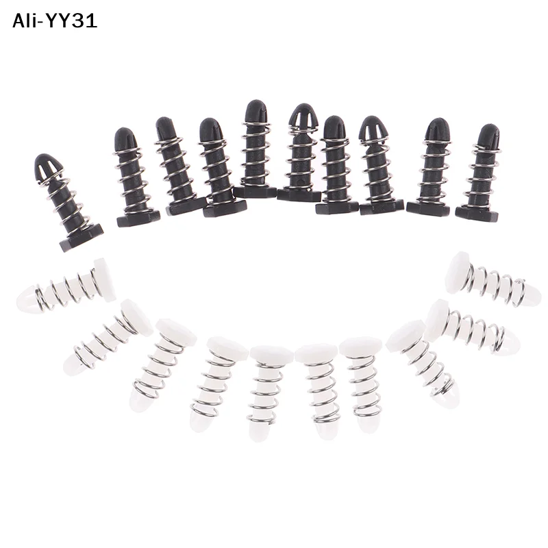 

【WG】10pcs 14mm Plastic Nail Cooling Fan Spring Nails Heat Sink Clips