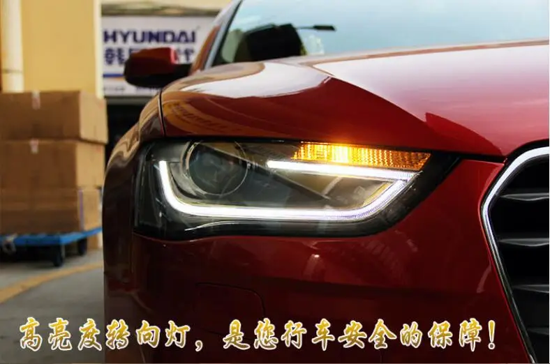 

2013 2014 2015year Car Styling Headlights for A4L Headlight for A4L taillight Daytime Running Light LED DRL Bi-Xenon HID