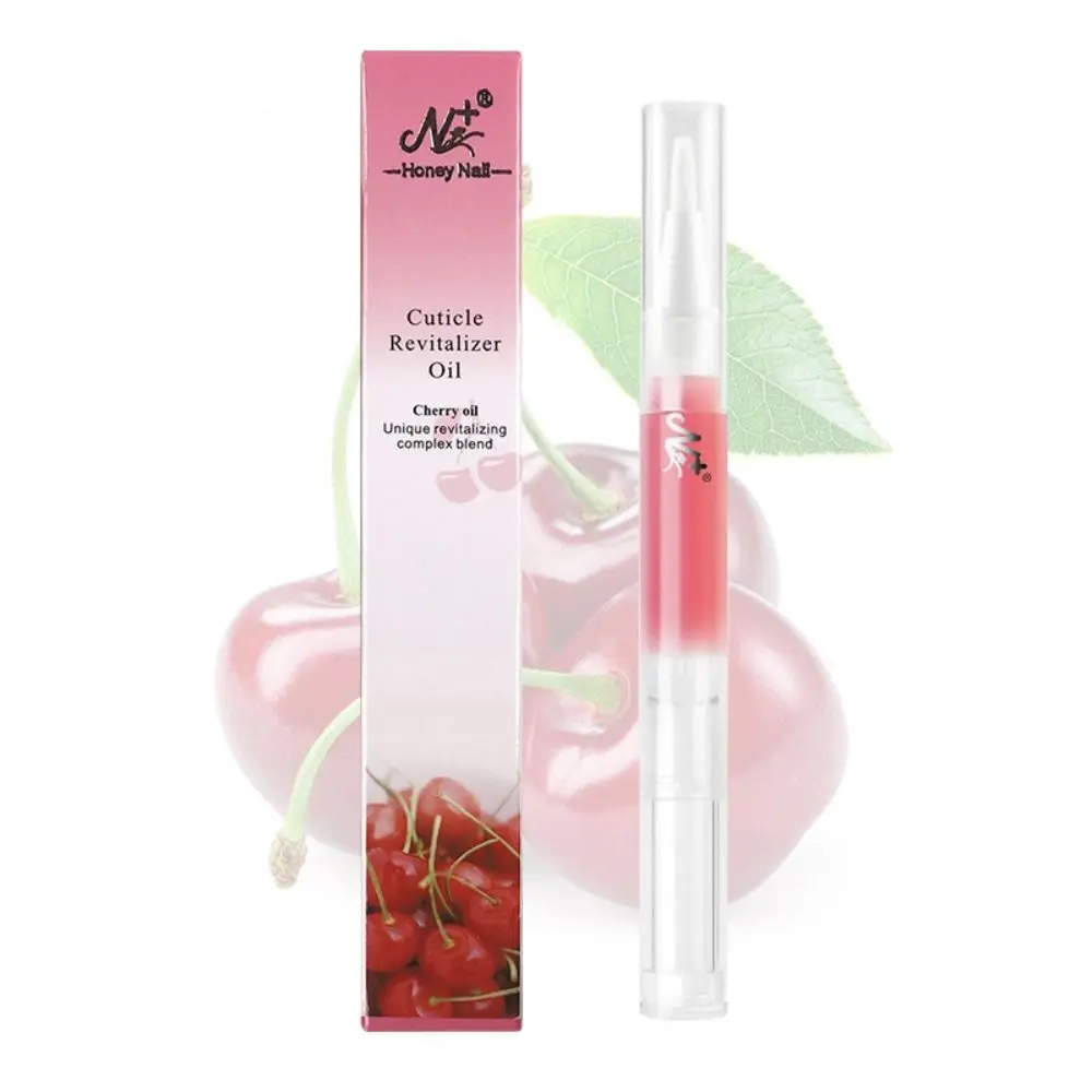 Portable Floral Scent Cuticle Pen Brush Moisturizing Fruit Flavour Nail Revitalizer 2ML Cuticle Treatments