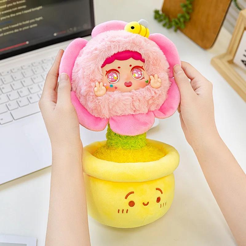 

35cm Happy Farm Plant Series Doll Good Lucky Vinyl Material PVC Toy Office Table Ornament Home Deocr Kid Birthday Xmas Gift