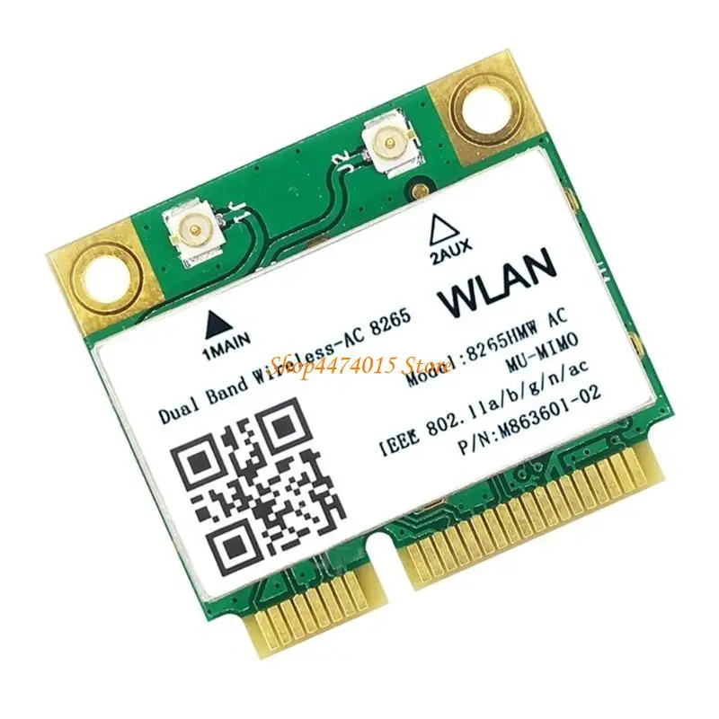 K1AA BT 4.2 876Mbps 2.4/5 GHzデュアルバンドPCI-EワイヤレスLANカード用ACER用