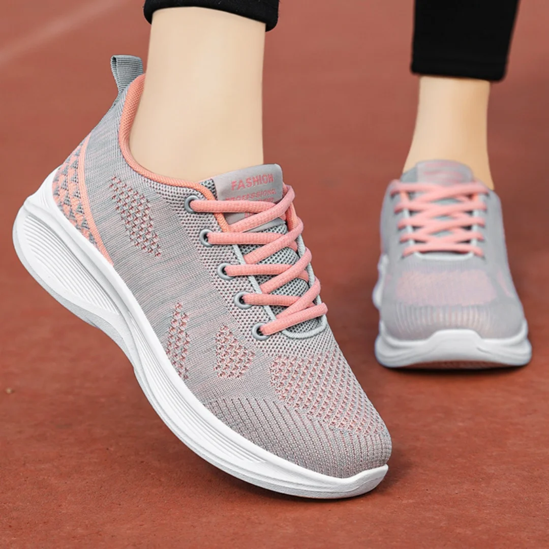 Shoes women 2024 spring and autumn new women's casual sports shoes wholesale flying woven breathable women's shoes