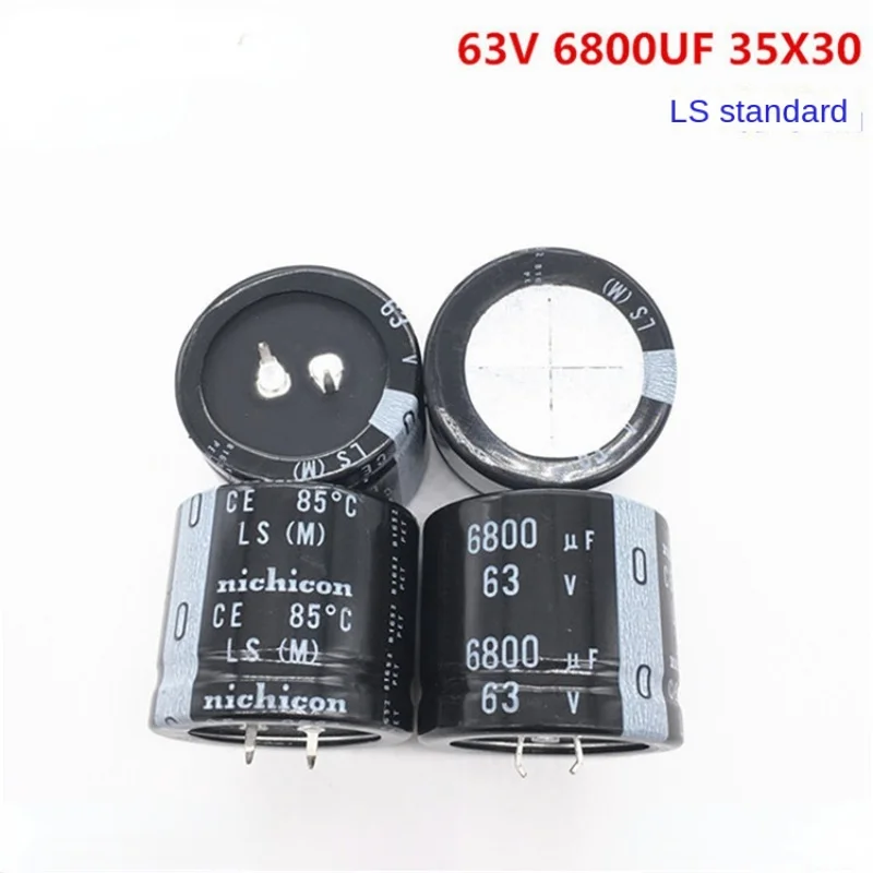 1PCS 63V6800UF 35X30 Nishicon electrolytic capacitor 6800UF 63V 35 * 30