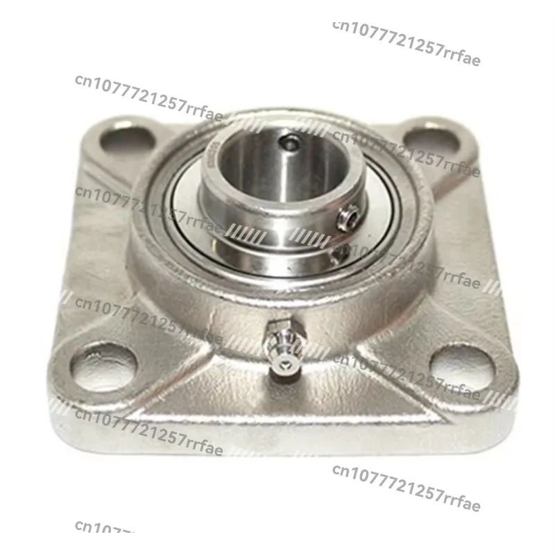Flange de aço inoxidável com rolamento SUCF210, unidade de rolamento de esferas com flange F210 UC210, carcaça de rolamento com flange.