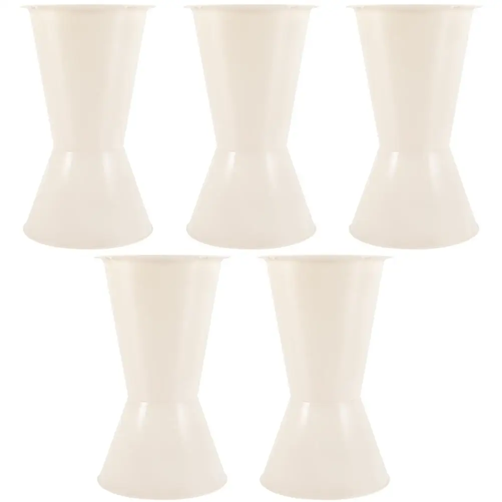 

5 Pcs White Bouquet Base Flower Holder Bridal Wedding Artificial Floral Arrangement Tool bouquet holder for floral base bouquet