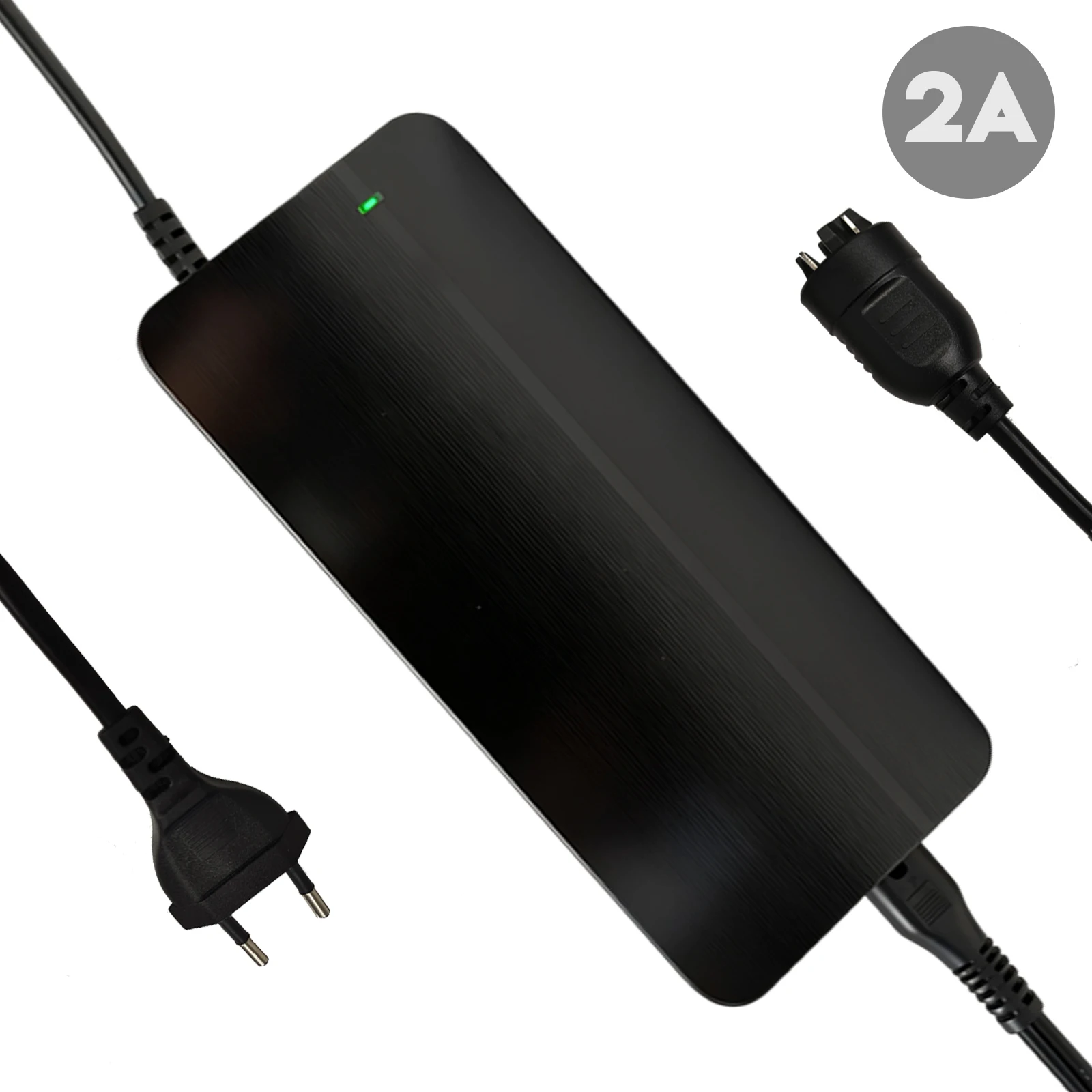2A Charger for 36V to 42V Bosch Performance and Active e-Bike Pedal Batteries, suitable for e-bikes equipped with Bosch motors