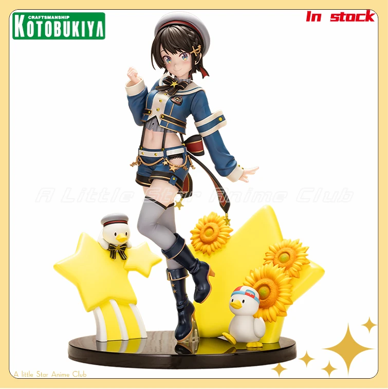 

Оригинальный Kotobukiya Hololive Oozora Subaru 1/7, подтяжки, наряд, коллекция моделей, аниме-фигурка