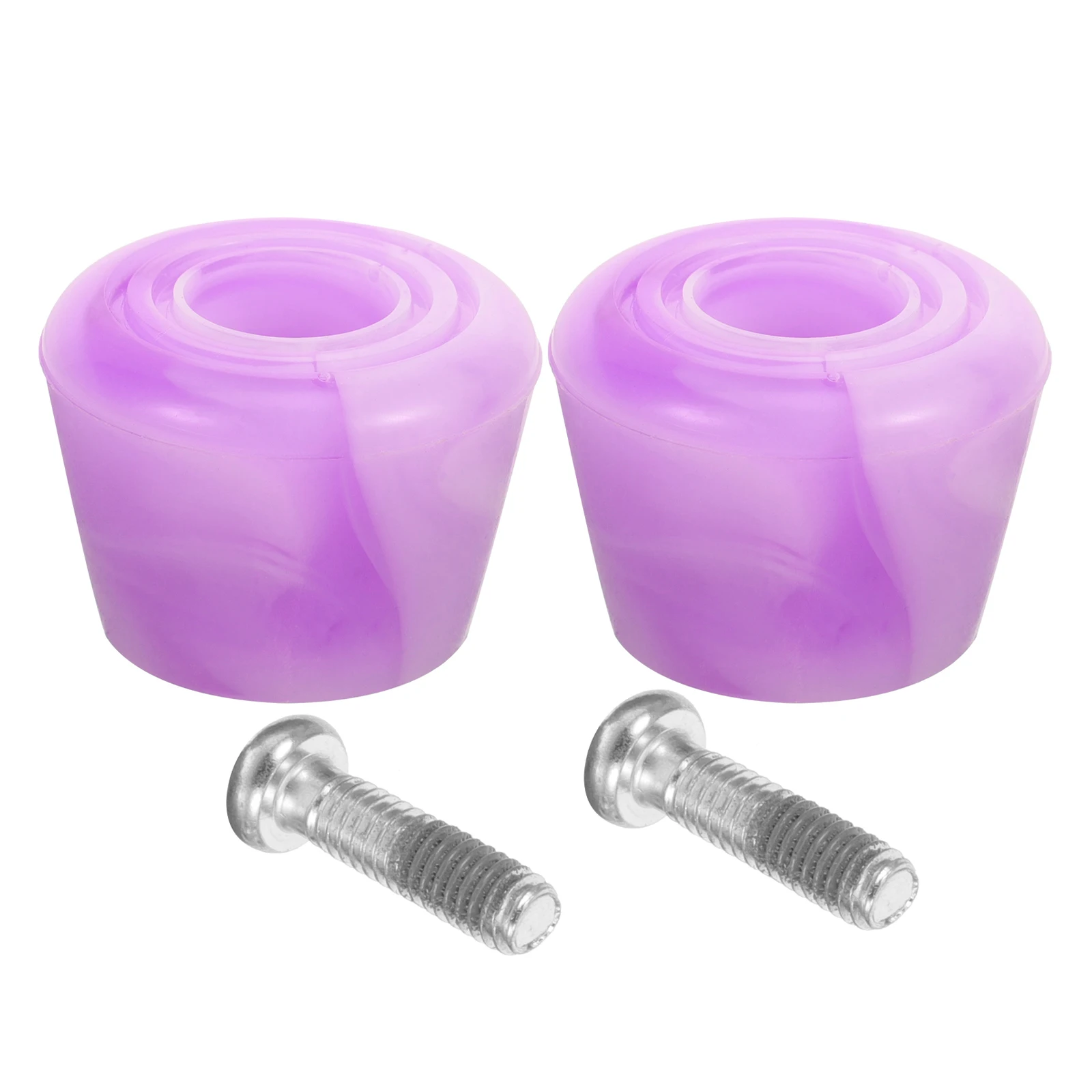 

1 set Roller Skate Brakes High Elastic PU Adjustable Height Dual Row Brake Pads Metal Toe Stops for Most Roller Skates