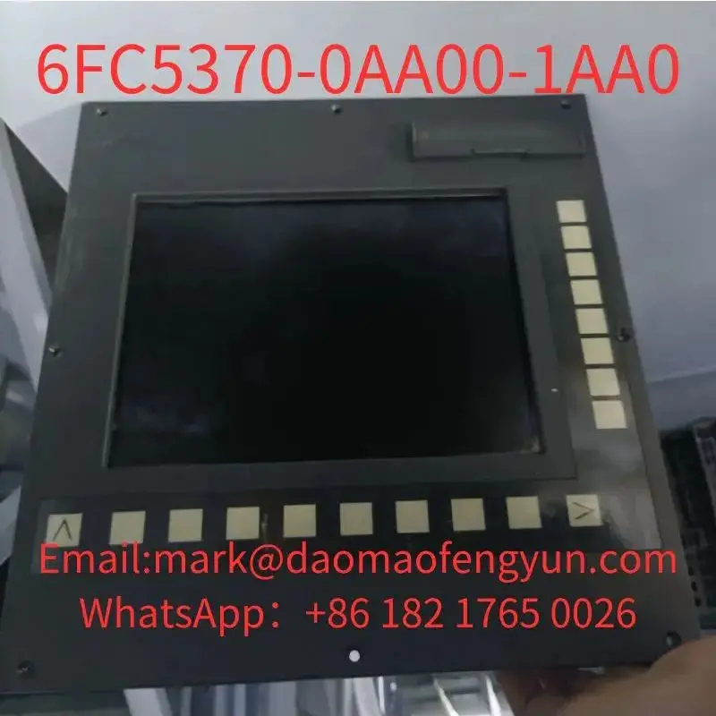 

6FC5370-0AA00-1AA0 Used Tested OK SINUMERIK 802D sl version T/M value CNC operator panel with NC, PLC, HMI part and drive contro