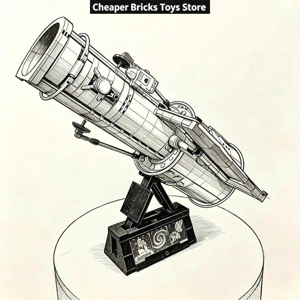 Specialized Space Kit Designed Funny Telescope Structure Display For Home Display for Friends Gifts