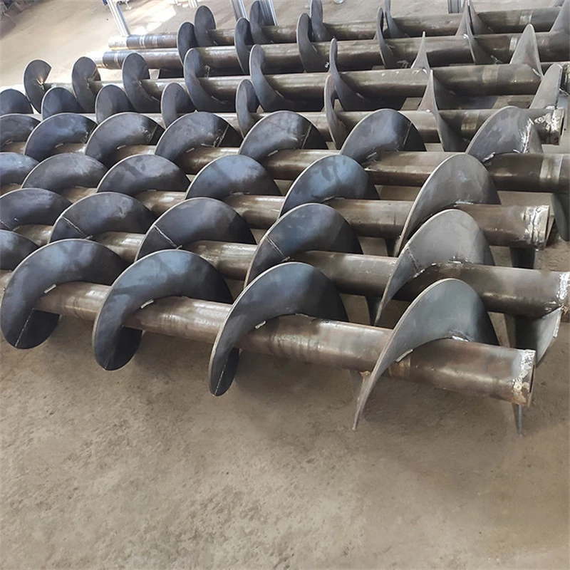 Imagem -05 - Auger Parafuso para Transportador Voo Contínuo Auger Fabricação Oem Personalizado Aço Inoxidável