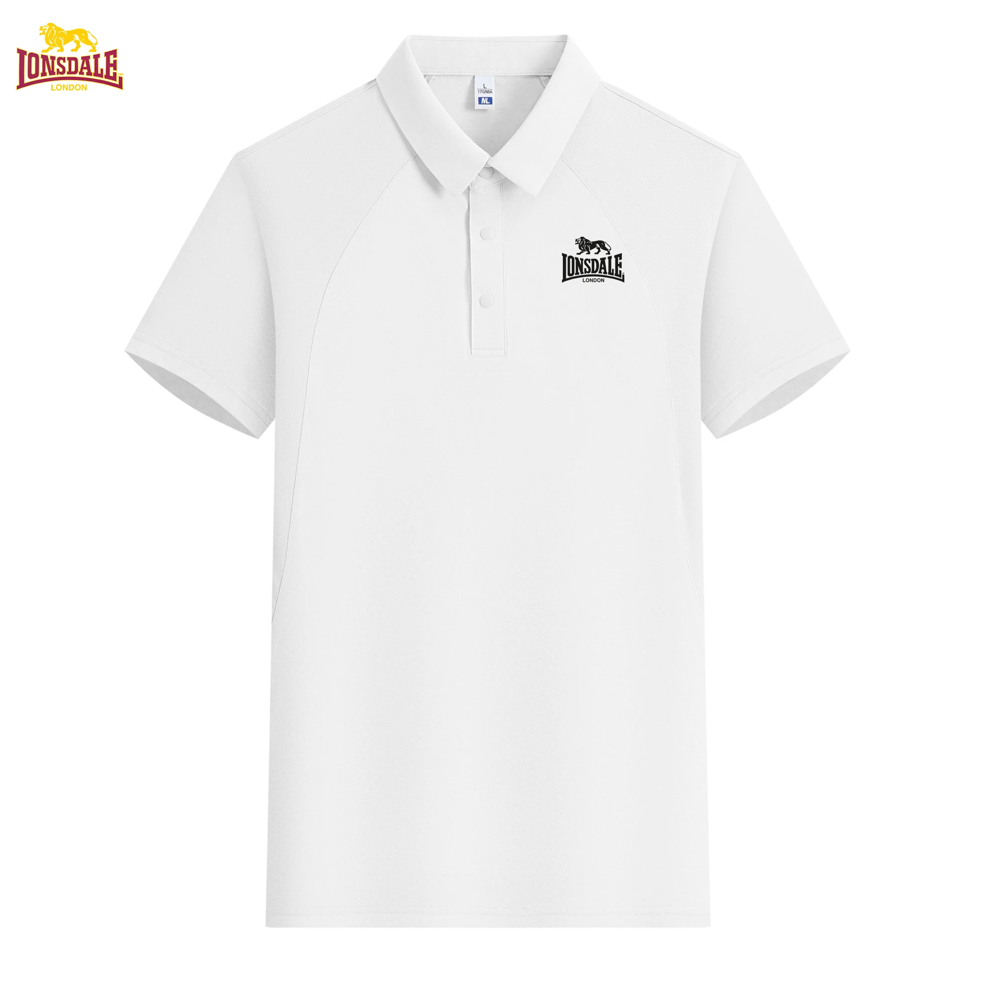 

LONSDALE Men's Printed Polo Shirt High-Quality Short-Sleeved Casual Breathable Summer Polo for Men