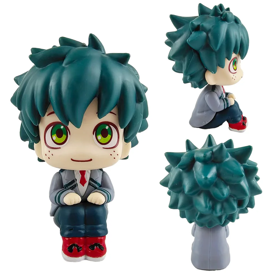 Figura de Anime Boku no Hero Academia de 10cm, figura de acción Midoriya Izuku, Bakugo Katsuki/Todoroki Shoto, juguetes de colección de PVC