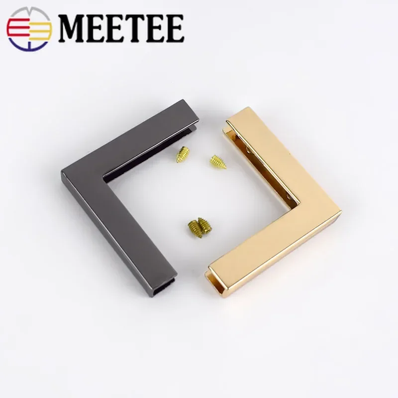 4/10/20Pcs Book Corner Buckle Notebook Right Angle Protector Clip Clasp Bag Metal Tips Closure Buckles Decoration Edge End Lock