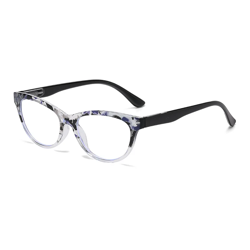 Elegant Young-Style Women's Anti-Blue Light Reading Glasses for Middle-Aged and Elderly People with Decorative Spring Legs