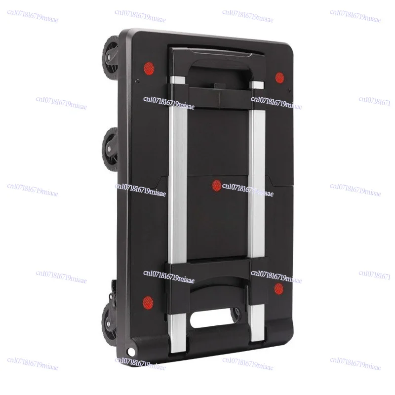 Folding portable trolley, pulling goods, pushing goods, moving truck, household trailer