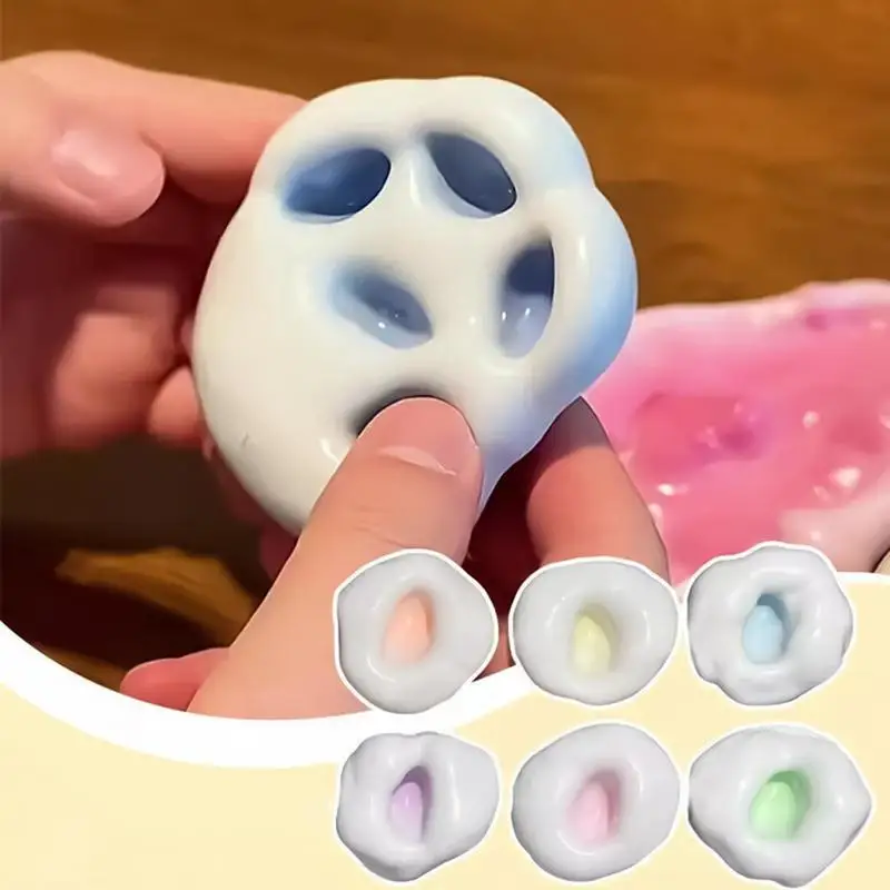 

Super Soft Feel Table Toys Ice Skin Stress Relief Sensory Toy Glutinous Rice Cake Ball Maker Slow Rebound Squeeze Toy