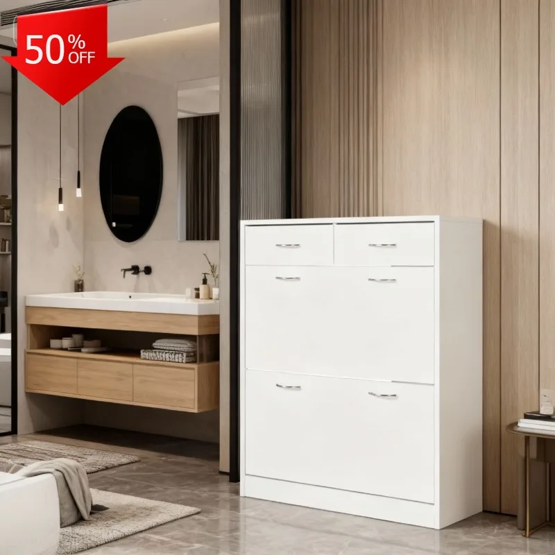 

Wooden Shoe Cabinet High Ultra Slim Shoes Organizer Entrance Furniture Clearance Schuh Organiser Furnitures Crack Shelves Chest