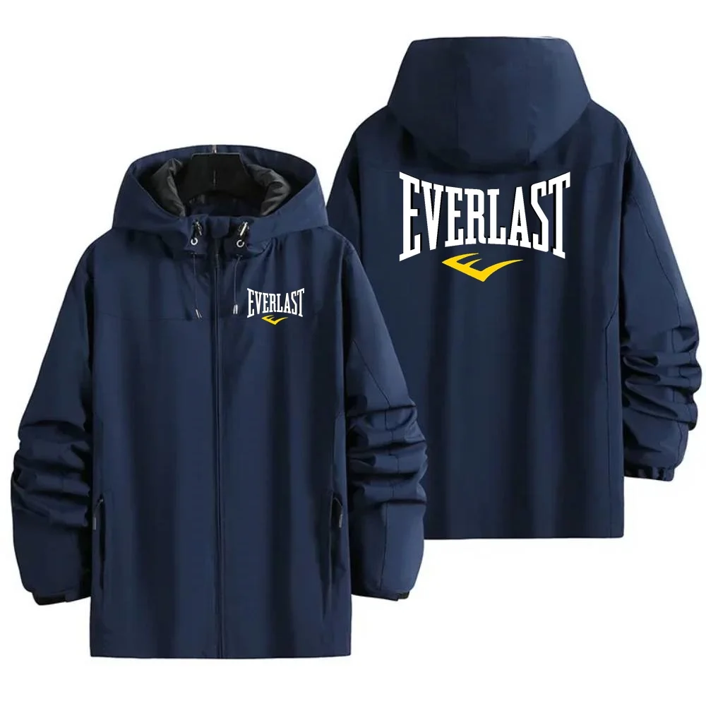 Индивидуальная мужская верхняя одежда с капюшоном Everlast, ветровка, легкая водонепроницаемая куртка, пальто для охоты, пешего туризма, кемпинга, рыбалки