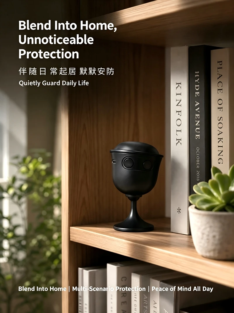 WiFi IP Security Camera Easy Installation Wide Angle View Indoor Home Surveillance Camera For Living Room Baby Pet Monitoring