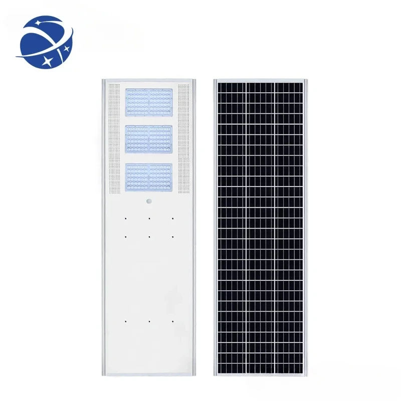 YYHC 2021 New Design High Quality 100W Integrated Waterproof All in One Solar Led Street Light with Lithium battery