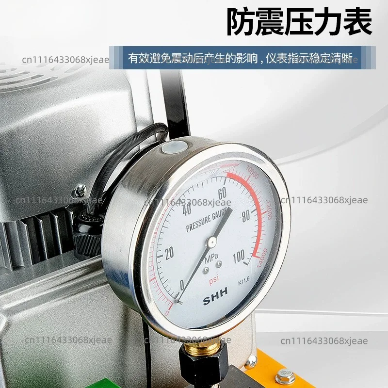 GYB-630A 750W High Pressure Electric Hydraulic Pump Electric Hydraulic Station Fast Low Power with Shockproof Pressure Gauge
