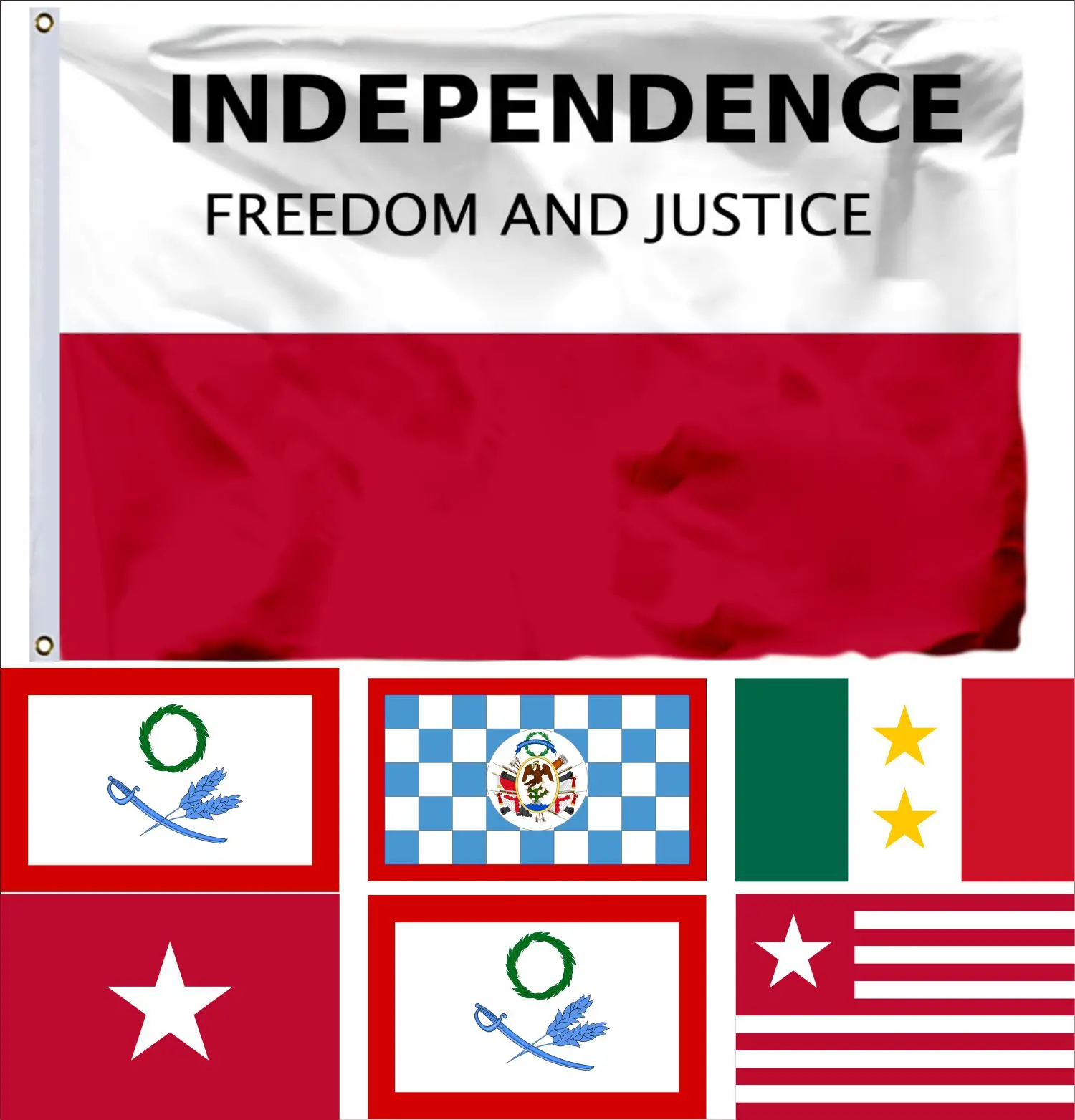 Bandera larga de EE. UU. Texas Jane 90x150 cm Coronel James Long's 3x5 pies EE. UU. Guanica Banderas americanas de Estados Unidos Banners de Coahuila Y Tejas