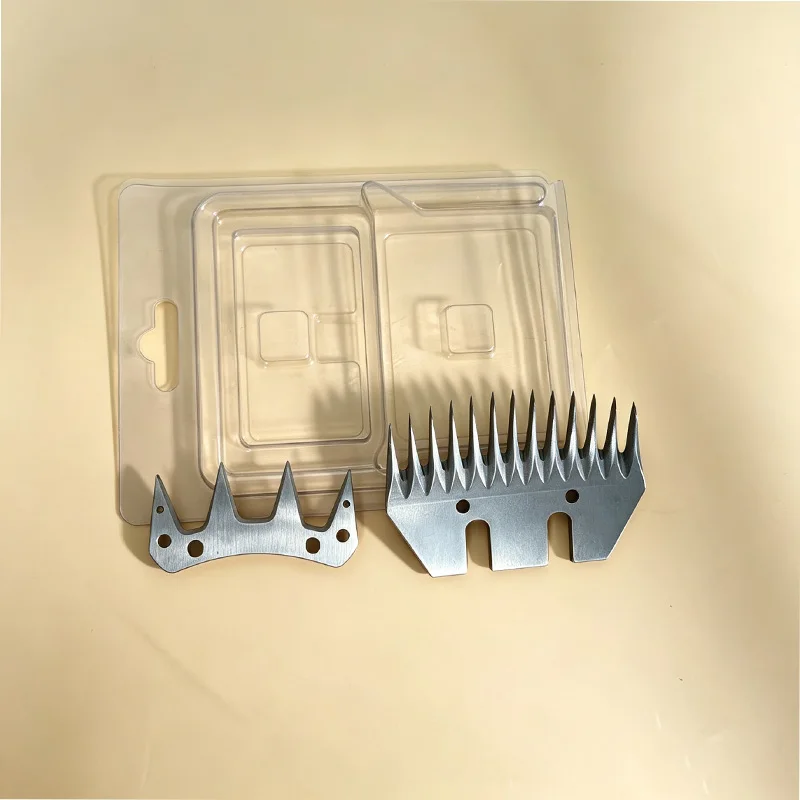 13 Straight Tooth Shearing Replacement Blades Compatible with Oster Lister Heiniger Sheep Wool Clipper, Detachable Goat & Lamb L