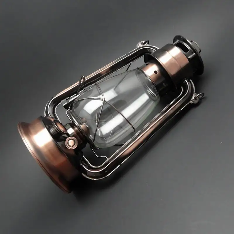 Farol vintage portátil de camping – Luz de emergencia para exterior