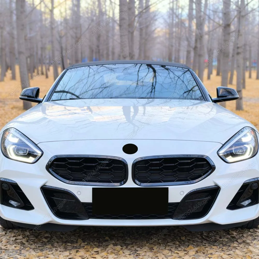 

Для BMW Z4 G29 20i 30i M40i 2019-2026: Передняя решетка радиатора (ноздри) в стиле Meteor, полностью черная, глянцевый черный ABS, комплект для тюнинга
