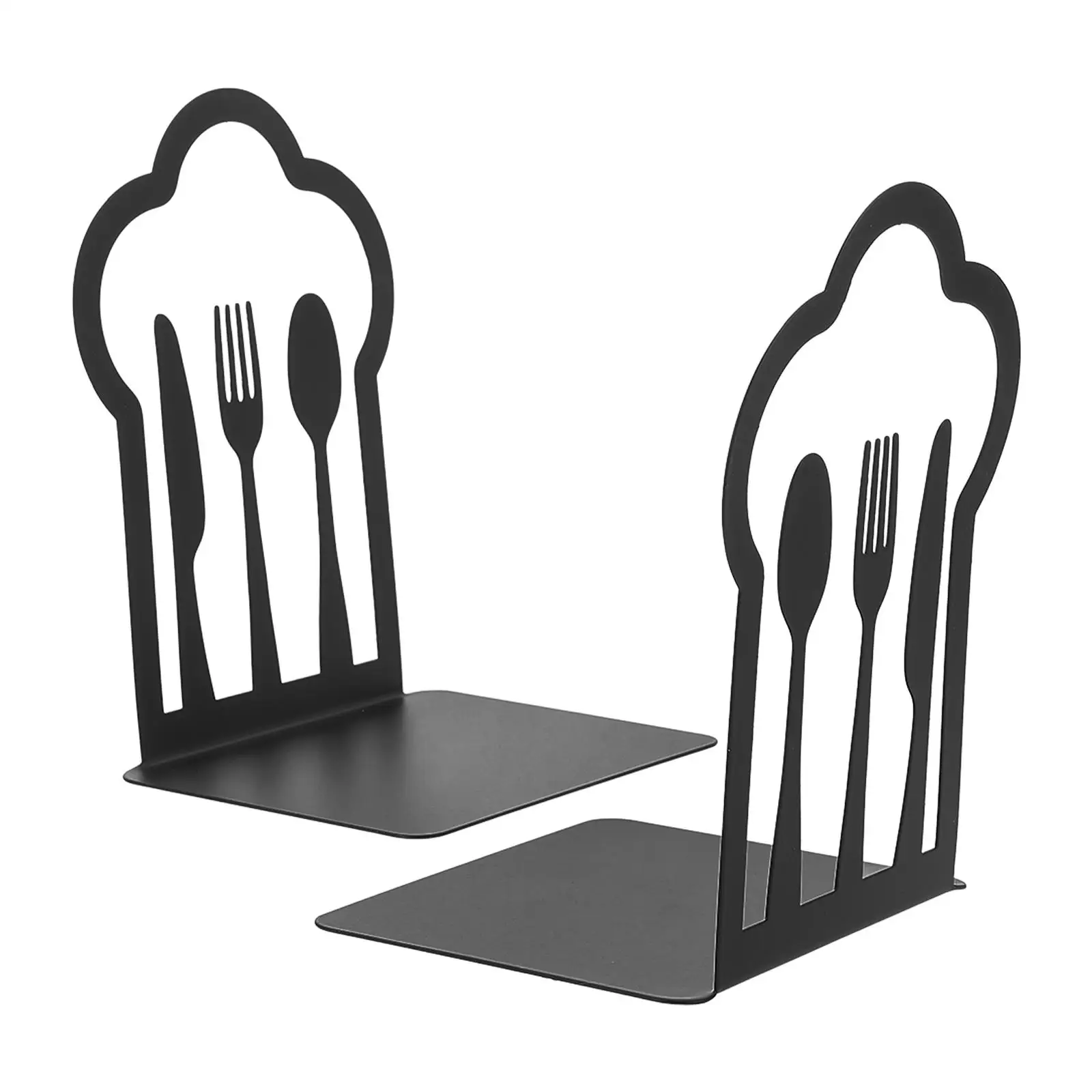 

Books Metal Holder Cutlery Organizer Stands Multi-function Women's Ends Clear Recipe